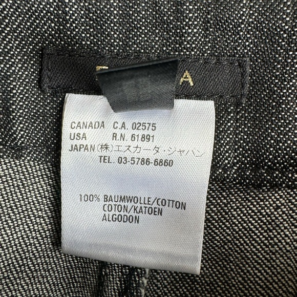 ESCADA cotton charcoal textured jeans, size 34 EU, EUC - Picture 10 of 11